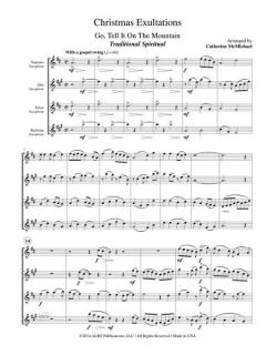 Christmas Exultations (Saxophone Quartet) 