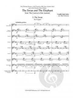 The Swan and The Elephant from The Carnival of the Animals von Camille Saint-Saëns 