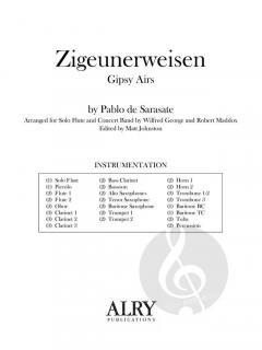 Zigeunerweisen von Pablo de Sarasate 