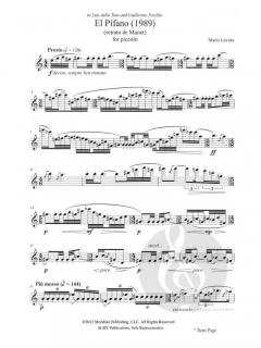 El Pifano von Mario Lavista 