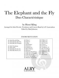 The Elephant and the Fly von Henri Adrien Louis Kling 