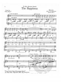 3 Poems of Holly Beye op. 15 von John La Montaine 