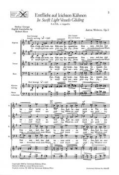 Entflieht auf leichten Kähnen (Anton Webern) 