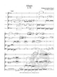 Adagio, K. 540 von Wolfgang Amadeus Mozart 