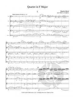 Quartet in F Major von Maurice Ravel 