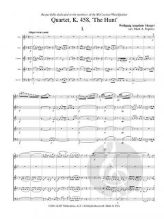 Quartet, K. 458 'The Hunt' von Wolfgang Amadeus Mozart 