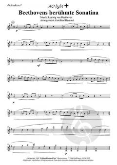 Beethoven's berühmte Sonatina von Ludwig van Beethoven 