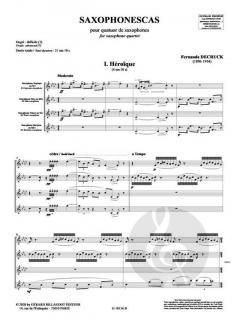 Saxophonescas von Fernande Decruck 