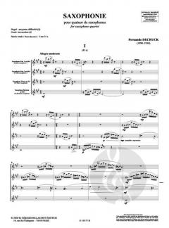Saxophonie von Fernande Decruck 