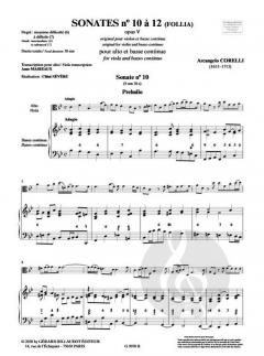 Sonates no. 10 à 12 op. 5 von Arcangelo Corelli 