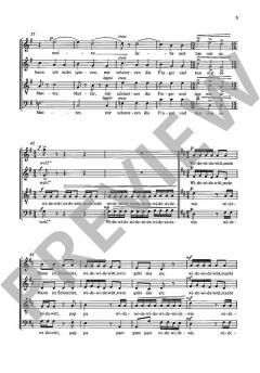 Drei Volkslieder Nr. 2: Widewitt, mein Mann ist Schneider von Jetse Bremer (Download) 