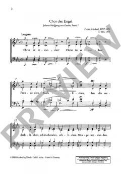 Chor der Engel op. 440 von Franz Schubert (Download) 