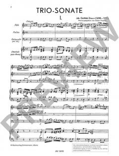 Triosonate von Johann Gottlieb Graun (Download) 