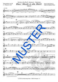 Blas' Musik in die Welt! - Play Along von Die kleine Egerländer-Besetzung 