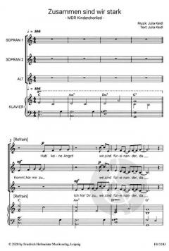 Zusammen sind wir stark von MDR Kinderchor 