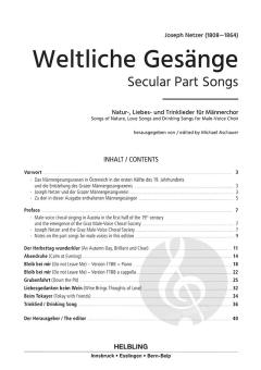 Weltliche Gesänge  