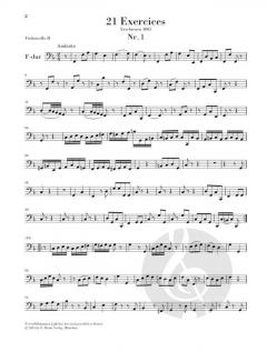 21 Etüden für Violoncello von Jean-Louis Duport im Alle Noten Shop kaufen