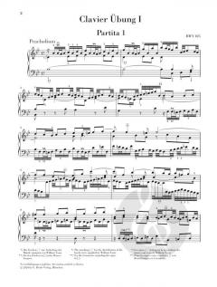 6 Partiten BWV 825-830 von Johann Sebastian Bach 