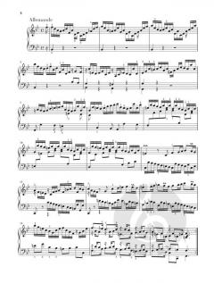 6 Partiten BWV 825-830 von Johann Sebastian Bach 