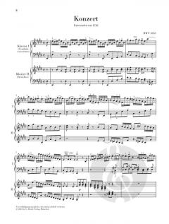 Cembalokonzert Nr. 2 E-dur BWV 1053 von Johann Sebastian Bach 