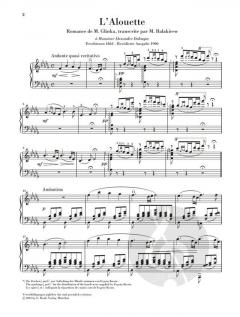 Die Lerche von Mili Alexejewitsch Balakirew 