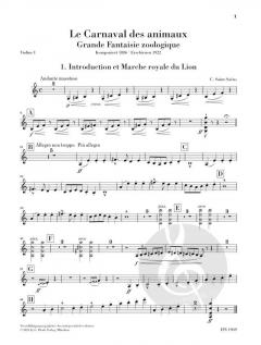 Le Carnaval des animaux von Camille Saint-Saëns 