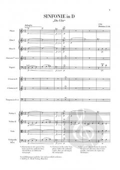 Sinfonie D-dur Hob I:101 von Joseph Haydn 