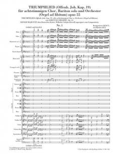 Triumphlied op. 55 von Johannes Brahms 