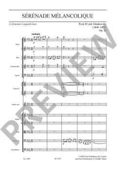 Sérénade Mélancolique von Peter Iljitsch Tschaikowsky (Download) 