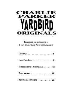 Charlie Parker Yardbird Originals 