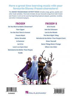 Disney Frozen Music Activity Book 