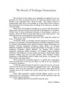 The Secret of Technique Preservation von Ernest Williams 