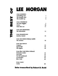 The Best Of Lee Morgan 