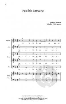 Five French Madrigals von Orlando di Lasso 