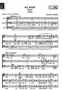 Die Ruine (The Ruins) (Zoltan Kodaly) 