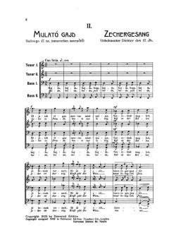 Tavern Song (Zoltan Kodaly) 