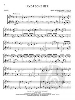 The Beatles for Violin Duet 