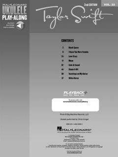 Ukulele Play-Along Vol. 23 von Taylor Swift im Alle Noten Shop kaufen