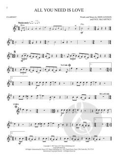 Instrumental Play-Along For Clarinet von The Beatles 