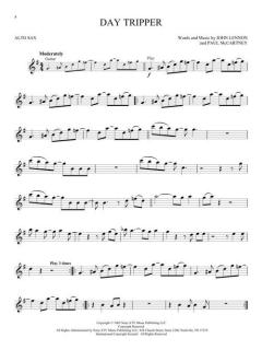 Instrumental Play-Along For Alto Sax von The Beatles 