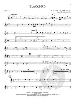 Instrumental Play-Along For Alto Sax von The Beatles 