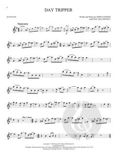 Instrumental Play-Along For Alto Sax von The Beatles 