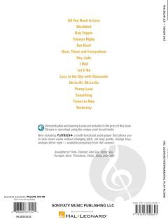 Instrumental Play-Along Tenor Sax von The Beatles 