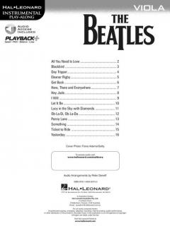 Instrumental Play-Along Viola von The Beatles im Alle Noten Shop kaufen
