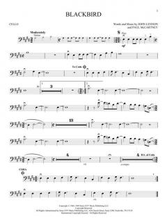 Instrumental Play-Along For Cello von The Beatles im Alle Noten Shop kaufen