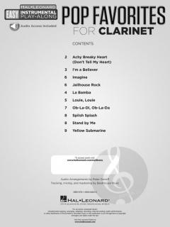Pop Favorites - Clarinet 