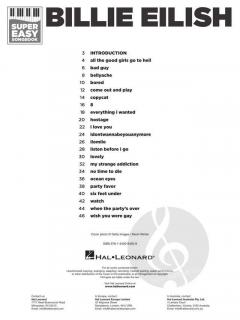 Billie Eilish - Super Easy Songbook 