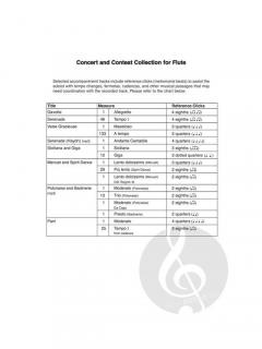 Concert And Contest Collection for Flute 