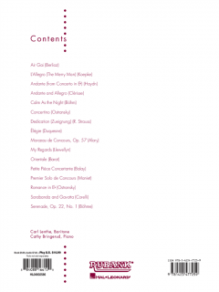 Concert and Contest Collection for Baritone TC im Alle Noten Shop kaufen