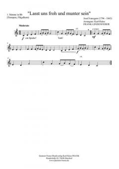 Lasst uns froh und munter sein (Download) (Download) 